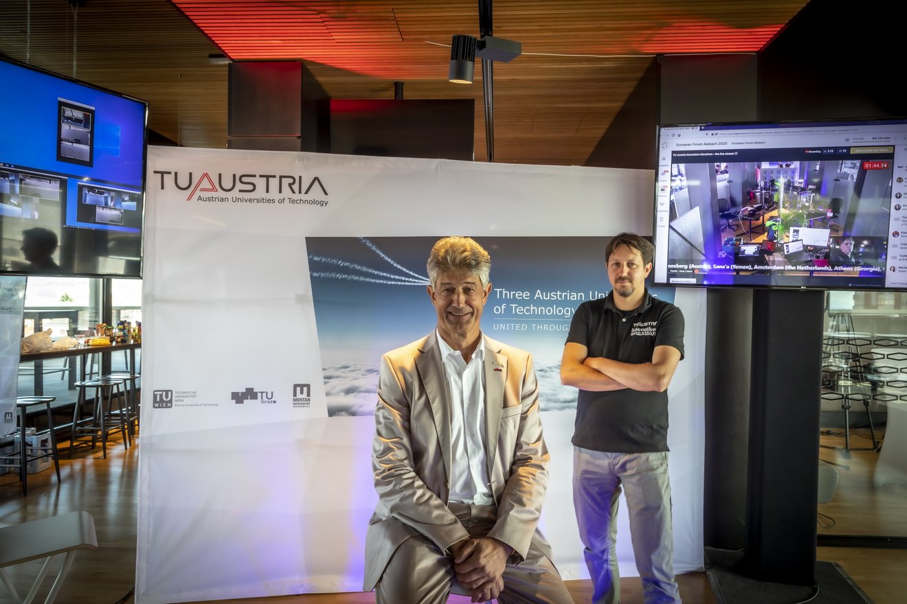 Fotosammlung TU Austria Innovations-Marathon 2020