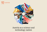 Rad aus Bildern; Text: Austria as a science and technology nation