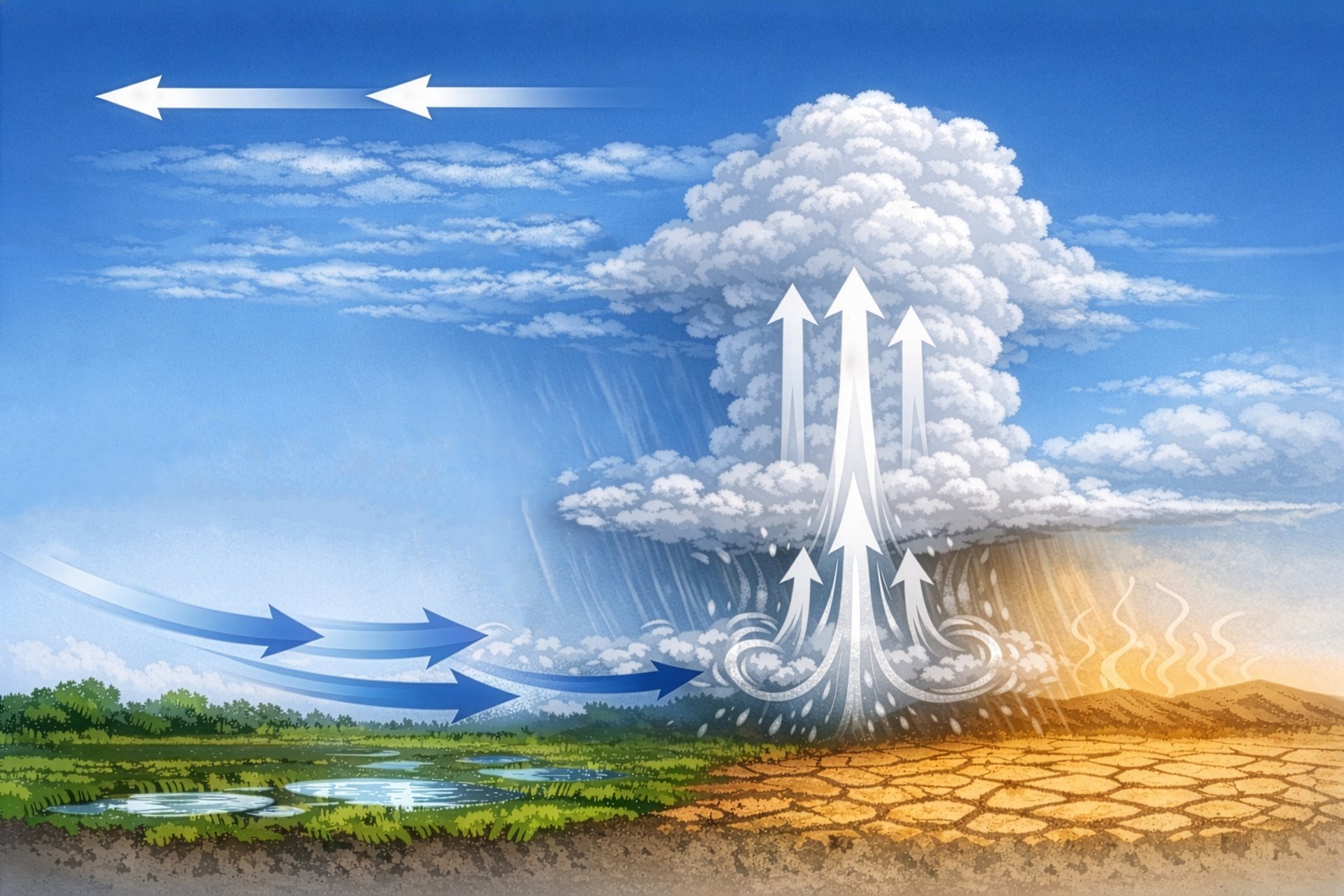 Grafik Simulation Gewitter