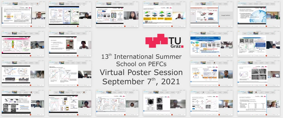 Screenshot der Posterpräsentationen 