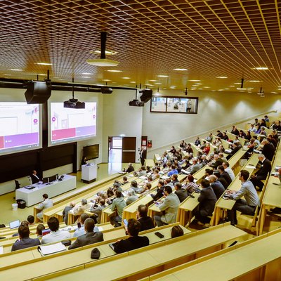 180 Teilnehmer*innen nahmen an der Konferenz im Hörsaalzentrum der Montanuniversität Leoben teil. Foto: © MUL/Lehrstuhl für Subsurface Engineering