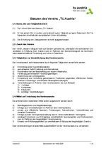 TU Austria Bylaws