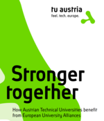 Stronger together": TU Austria in Brüssel Poster