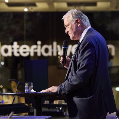 Rektor Peter Moser hielt die Keynote zur Ausstellungseröffnung. Foto: © Technisches Museum Wien/APA-Fotoservice/Heinz Tesarek