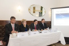 Harald Kainz (TU Graz), Sabine Seidler (TU Wien), Wilfried Eichlseder (Montanuniversität), Christian Helmenstein (Economica)