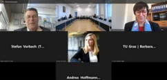 Pictures of the TU Austria-Meeting on 12th of January 2023 in Vienna (hybrid)
