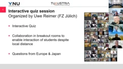 Pictures of the TU Austria-Meeting on 27th of October 2021 in Vienna (hybrid)