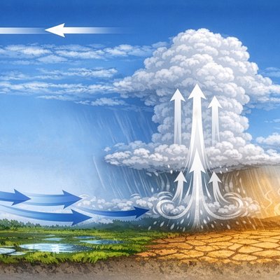 Grafik Simulation Gewitter