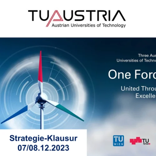 Photos of the TU Austria strategy meeting on 07/08/12/2023 in Graz