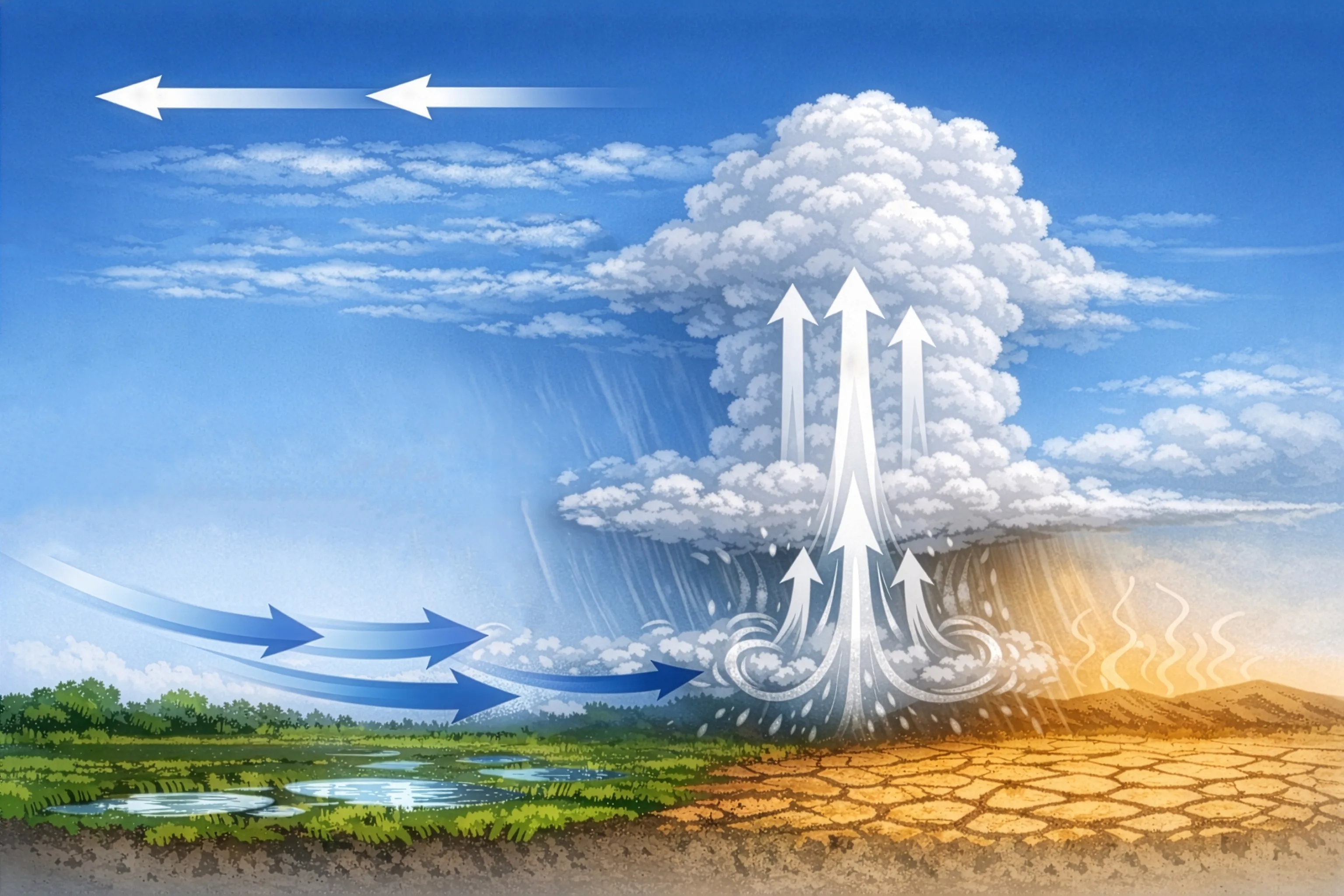 Grafik Simulation Gewitter
